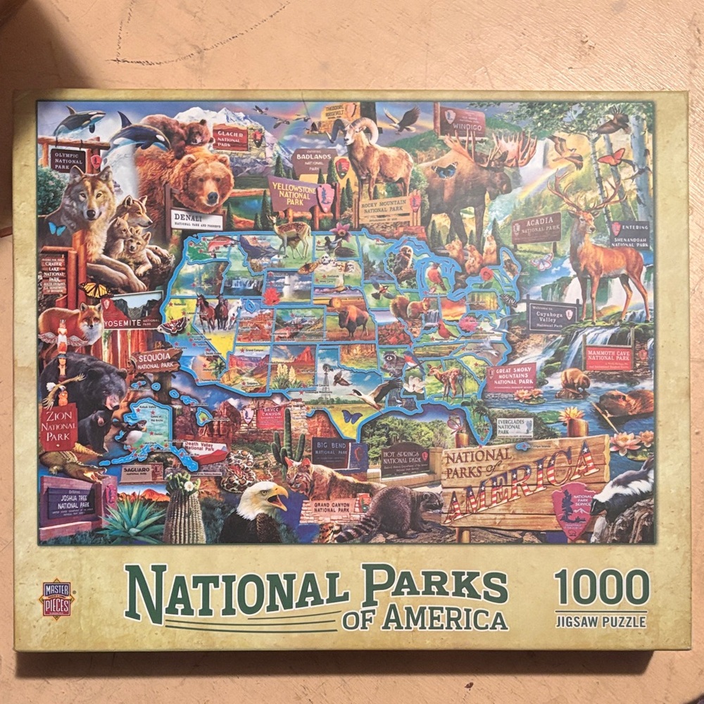 National Parks of America Jigsaw Puzzle - 1000 Pieces